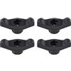 Hosrivae Knob-Wing - Ricambio per tosaerba e spazzaneve, confezione da 4, compatibile con modelli YARD MACHINE, costruzione in plastica, 720-04122, 5/16-18