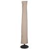 LZQpearl Copertura Ombrellone Impermeabile, Resistente Tessuto Antistrappo Resistente All'ombrello Copertura per Ombrellone A Sbalzo Extra Grande, Impermeabile, Antivento, Anti-UV (Beige,262 * 89CM)