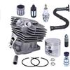 Chchwing Cilindro da 47 mm per Stihl MS362 MS362C Anello Pistone Perno Anello di Sicurezza Kit Motosega Ricambio Strumento Parte 1140 020 1200