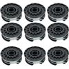 StarRing 3/6/9PCS Bobina e Filo di Ricambio per Decespugliatore per Decespugliatore Cordless Parkside per PRTA 20-Li A1, B2, C3, Filo di Nylon 1,6 mm, Lunghezza 4 m Bobina Decespugliatore Bobina
