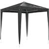 vidaXL Gazebo per Feste Professionale Tenda per Feste Tendone Copertura Telo di Protezione Padiglione per Eventi Telone 2x2m Antracite