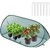 Generico Coperture per Piante - Barriera Esterna a Maglia Fine,Copertura Giardino Pop-Up Protettiva per Piante - per Cortile Patio Portico Paesaggio Aiuola Rialzata Prato Fiori Verdure Frutta Piantine