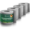 Novatool Rotolo di nastro frangivista in polipropilene di alta qualità, 104 m, per recinzione a doppio filo, grigio, per 40 file da 1,1 mm, extra stabile, resistente ai raggi UV, recinzione in metallo
