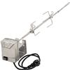 BBQ-Toro Set griglia-spiedo in acciaio inox per la serie completa Weber Genesis II 200 e 300 incluso 2 aghi per la carne, motore, supporto per il motore, girarrosto