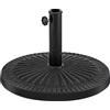 COSTWAY Base per Ombrellone da Patio in Resina da 49,5 cm, per Pali da 38-48mm, con Manopola di Serraggio, Base per Ombrellone da Giardino Piscina Esterno (Bronzo (modello4))