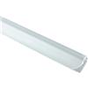 jarolift Clip di Fissaggio per Strisce Frangivista per Recinzione in PVC, Salda Tenuta, in Plastica, Set di 25 Pezzi, 15 x 190 x 8 mm, Bianco