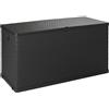 vidaXL Baule da Giardino 420 L in Rattan PP Antracite Contenitore Box