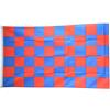 Digni Bandiera a Quadri Blu-Rosso - 90 x 150 cm Sticker Gratis