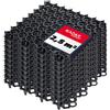 Kadax Lawn Grille fatta di plastica, 50x50 cm, 2,5 m˛, griglia di protezione da prato, nidovi prato con luoghi ancoraggio, pannelli a griglia prato (nero, quadrato, 10 pezzi)