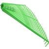 Alasum Rastrello per Zappatura e Diserbo 21 Denti da Giardino in Plastica Verde per Raccolta Foglie Accessorio e Lavori di Giardinaggio su Ortaggi e Piante da Frutto