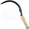 BURG FALCIOLA CEREALI DENTATA 45 CM FALCE FALCETTO MANICO LEGNO TAGLIAERBA FALCIAERBA