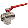 OSCULATI Valvola a Sfera Ottone 3 Vie 1 L
