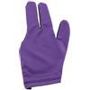 SGerste - Guanti da biliardo a 3 dita, per stecca da biliardo, attacco sinistro/destro, per uomo e donna, colore: viola