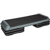 TREXO Step Fitness per Esercizi Cardio Fitness Stepper Fitness Casa Altezza Regolabile 10|15|20 cm Ampio Pianale 109x41 cm Home Gym Attrezzi Palestra Nero/Rosa TRX-AS01