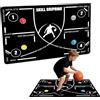 FARYODI Tappetino da allenamento per pallacanestro, antiscivolo, per sport, step, grande formato, silenzioso, per l'allenamento a casa