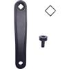 Alps2Ocean Pedivella sinistra universale, 152 mm/160 mm/165 mm/170 mm/175 mm, pedivella sinistra, disponibile in foro diamantato e foro quadrato per bici da città, bici pieghevoli, MTB, bici da