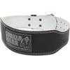 GORILLA WEAR Cintura Fitness Lombare Imbottita in Pelle - 4 Inch