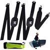 Primasage Tracolla per Tavola da Surf, Portatile SUP Board Tracolla, Regolabile Cinghia da Trasporto SUP con Manicotto per Tazze per Tavola da Surf, Stand Up Paddle, Canoa, Longboard