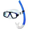 Mares, Starfish '12 Diving Kit, Set di Machera e Snorkel, colore trasparente/blu/nero