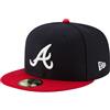 New Era Atlanta Braves Navy 59Fifty Basecap - 6 7/8-55cm (S)