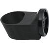 Niceminiwall Supporto luce reggisella in fibra di carbonio per staffa fanale posteriore - Diametro 27,2 mm per adattatore tubo sella, leggero, 15 g, compatibile con 27 (A-Nero)