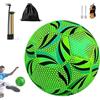KQWVZ Pallone Da Calcio Luminoso, Pallone Da Calcio Bagliore Al Buio Taglia 5, Pallone Da Calcios Riflettente Con Pompa, Pallones Calcio Luminoso Per Allenamenti Di Calcio, Partite In Notturna
