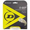 Dunlop Sports Dunlop 624832 Corda da Tennis S-Gut White, 12 m, Set 125 mm, 1 Pezzo