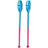 Baoblaze Set di 2 clavette per Ginnastica Ritmica collegabili, Portatili, Ideali per Allenamento, Performance e spettacoli, Lunghezza 35 cm, Azzurro Rosa Rosso
