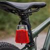 Generico Fanalino Bici Posteriore omologato LED Attacco rapido con Molla sottosella o Telaio