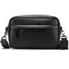Generisch Borsa a tracolla da uomo, borsa a tracolla, zaino, portafoglio da uomo, tasca sul petto per viaggi, escursioni, lavoro, borsa a tracolla collo (nero, taglia unica)