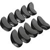 NDNCZDHC Coprimazza da Golf, Copricapo Nero da 10 Pezzi, Copricapo da Golf in Materiale Neoprene, Accessori da Golf