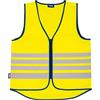 ABUS Gilet ad alta visibilità Lumino Reflex Vest - gilet di sicurezza per una migliore visibilità di giorno e di notte - per adulti - con zip