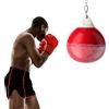 COSTWAY Sacco da Boxe per Bambini ed Adulti 50 kg, Sacco da Boxe ad Acqua con Catena Metallica Regolabile, Ganci, Fibbie di Assicurazione e Tubo dell'Acqua (Rosso)