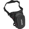 LS2 SHIELD 2.5 Borsa da Gamba, Marsupio Tattico Nero per Moto, Borsa Drop Leg con Scomparti Multipli (BLACK)
