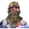 Generico Cappello con foglie mimetiche, copricapo mimetico con foglie - Maschera integrale per copricapo Caccia Face Masque | Copertura completa Copricapo mimetico Copertura per il viso Mountain Gear uflage