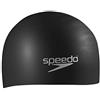 Speedo Neri, Cuffia da Nuoto in Silicone per Capelli Lunghi, Colore Nero, Taglia Unica Unisex, Black