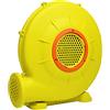 UISEBRT Pompa ad aria elettrica da 350 W, soffiatore a fondo grande con apertura d'aria, pompa per ventilatore, portatile, soffiatore permanente per giochi gonfiabili (360 m³/H 1650 Pa)