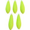 Generico Kit 5 Piombi da Pesca Fosforescenti Alta Luminosità Ogiva con Gancio Inox Piombo Surf Casting Pesca a Fondo Pm Fishing 80-90-105-120-125-146-160-190-210 gr Surfcasting Mare Bolentino (125GR 5PZ)