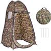 HOMASIS Tenda Doccia Campeggio, Tenda Pop-up con Borsa per il Trasporto, Spogliatoio Portatile per Campeggio con Finestra e Tasca Portaoggetti, Cabina Doccia per Esterni, 120 x 120 x 190 cm (Verde)