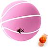 Generisch Silent Pallacanestro 2026 - Pallacanestro con sbalzo silenzioso, 3/5/7, silenzioso e silenzioso, leggero e morbido, ad alta densità, per allenamento sportivo (blu scuro, 18 cm)