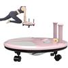 Generico Ab Roller Board - Attrezzatura per l'allenamento della del core Ruota addominale premium Rullo fitness che fornisce rotazione bilanciata Potenza che aumenta le prestazioni della sezione centrale