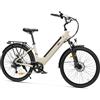 Touroll Bicicletta Elettrica, J1/J2 ST,Autonomia 100km,Batteria Rimovibile 15.6Ah, bicicletta elettrica uom, Motore 45 NM, 27,5''/26'' E-Bike (-J2 ST Grigio)