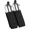 Generic Fondina tattica for caricatore doppio da 9 mm for pistola calibro .40, calibro .45, porta caricatori for pistola Airsoft, cintura Molle, gilet, equipaggiamento tattico 2.0