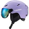 Lixada Caschi da sci, Casco da sci integrato Casco da snowboard per uomo e donna con visiera rimovibile