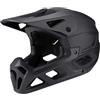 blloocod Casco da Bicicletta Integrale per Adulti, Casco MTB Traspirante con Mentoniera Staccabile, Attrezzatura da Ciclismo- Nero