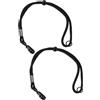 ifundom Cinghie da Polso Regolabili in Nylon per Guanti da Sci Rossi, Cordini Anti-smarrimento Resistenti All'acqua e Gelo, Accessori per Alpinismo e Sport Invernali, 25 Cm, 1 Paio