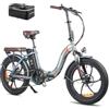 Fafrees Bici Elettrica Pieghevole F20 PRO 20Ah, Fat Tire 20x3.0, Batteria Rimovibile 36V, Pedalata Assistita, Conforme ai Requisiti EAPC, Ideale per Spostamenti Urbani (Supporto Telefono, Nero)