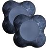 Mayhug 2 ginocchiere extra spesse per yoga, gomiti, polsi, mani e testa, in schiuma, per yoga, pilates, allenamento, ginocchiere (nero)