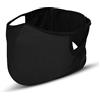 AOUTACC Maschera da tiro, mezza maschera in silicone, tattica multifunzionale e traspirante, per attività all'aperto, BBS, paintball, tiro, gioco di sopravvivenza CS (nero, L)