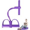 Homaskylynn Fascia Elastica Di Resistenza Per I Piedi Saludea Gentle Fit, 21 Fasce Di Resistenza Per Il Fitness, 4/6 Pedali Per Caviglie, Attrezzatura Per Esercizi Addominali(Purple,4 tube)
